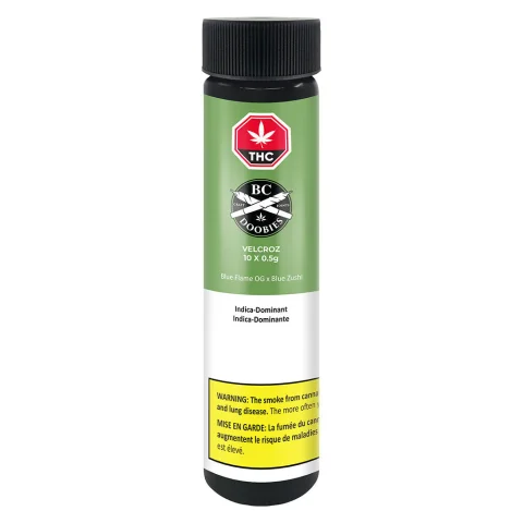 PREROLL (10) - BC Doobies - VelcroZ - 10x0.5g | Gormley Cannabis