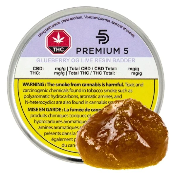Glueberry Og Live Resin Badder