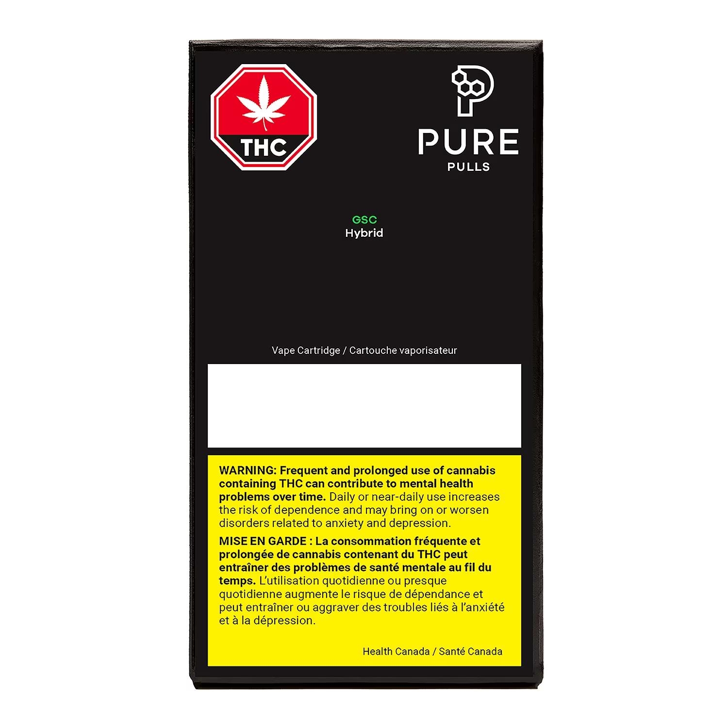 Gsc 1G Prefilled Vape Cartridge
