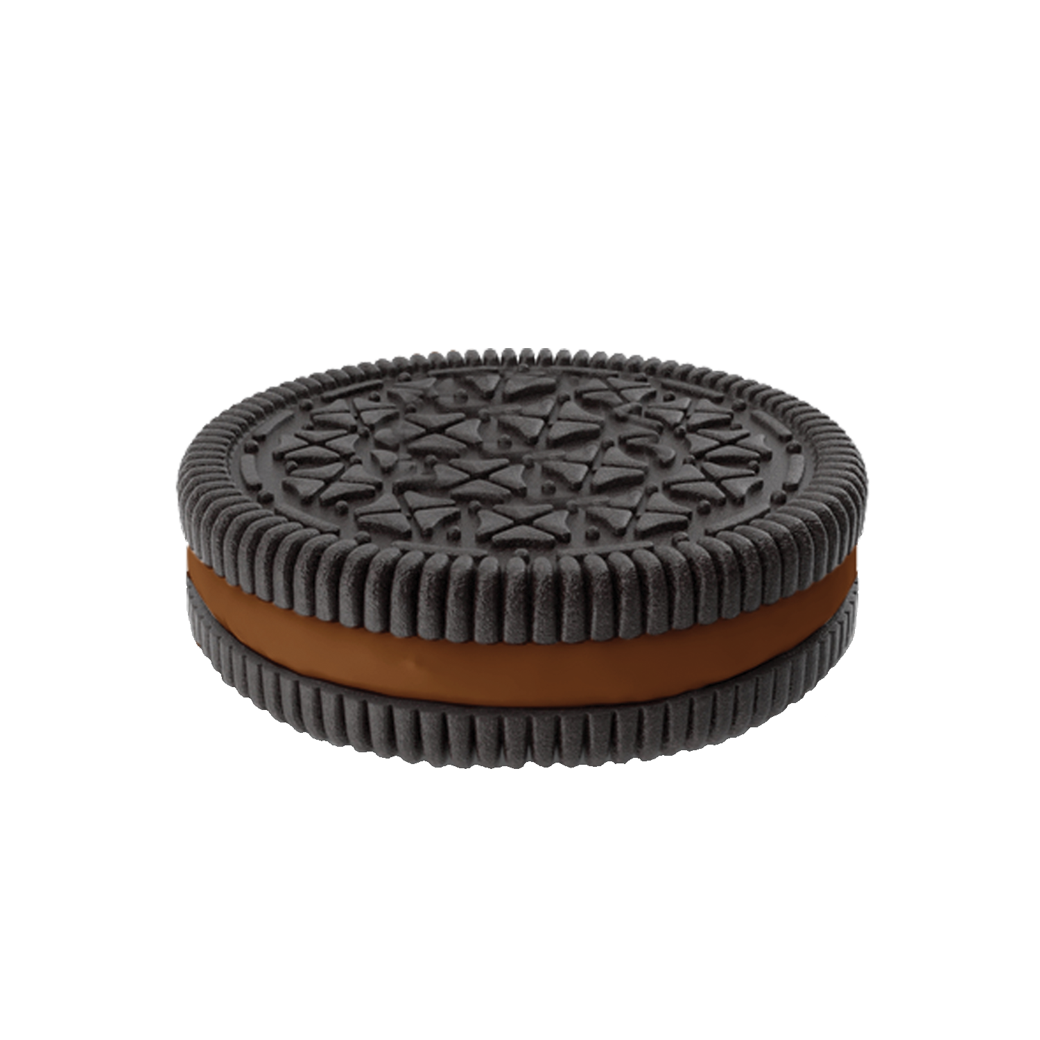 Fudge Double Stuffed Chocolate Cookie