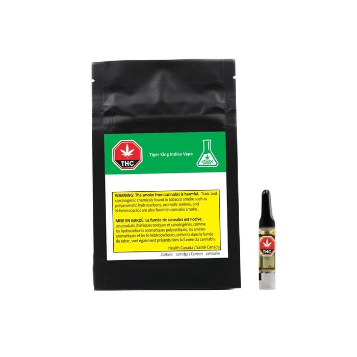 Thc Indica Distill Tiger King Vape Cartg