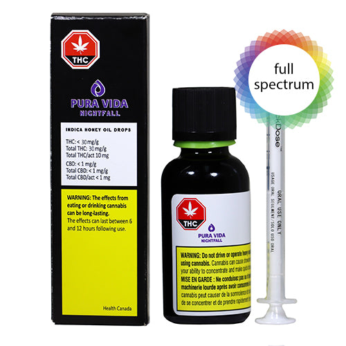 Nightfall Indica Honey Oil Drops