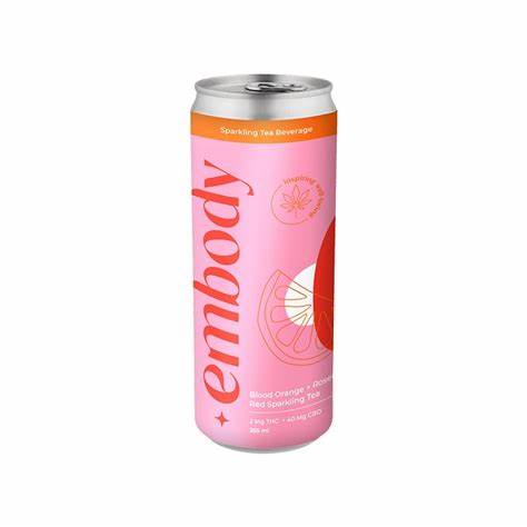 Blood  Orange + Rosemary Sparkling Tea