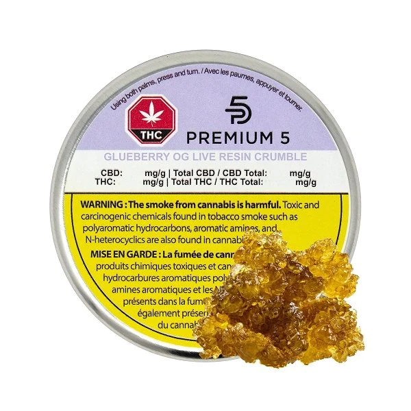 Glueberry Og Live Resin Crumble