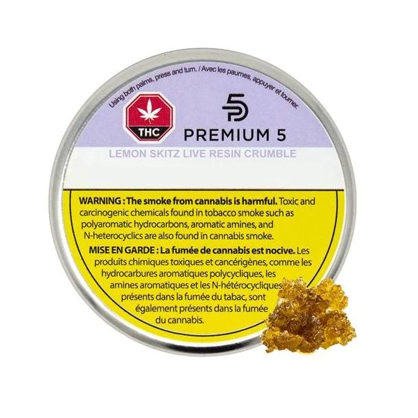 Lemon Skitz Live Resin Crumble