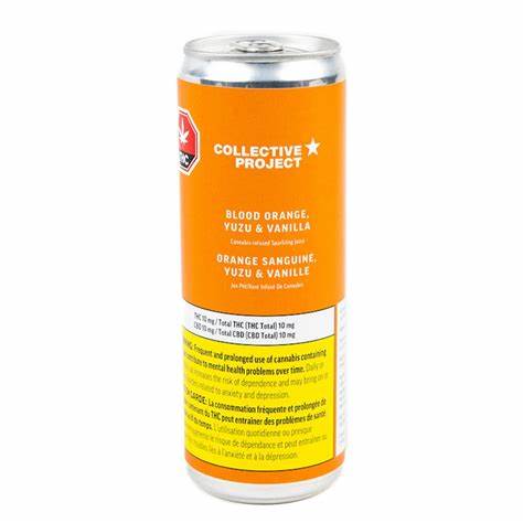 Blood Orange Yuzu Vanilla Sparklng Juice